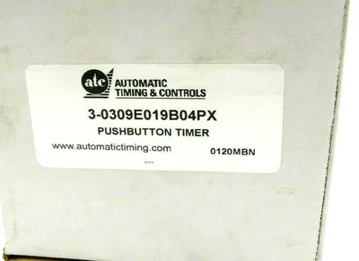 NEW AUTOMATIC TIMING CONTROLS 3-0309E019B04PX PUSHBUTTON TIMER