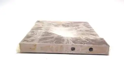 USED MISUMI L SHAPE THRU/ COUNTERBORED GUESSETS 150X150X16