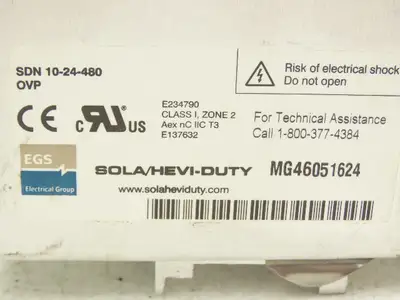 Used EMERSON SOLA _UNKNOWN_ PLC Power Supplies Indiana US | Arrow Industrial #1316700