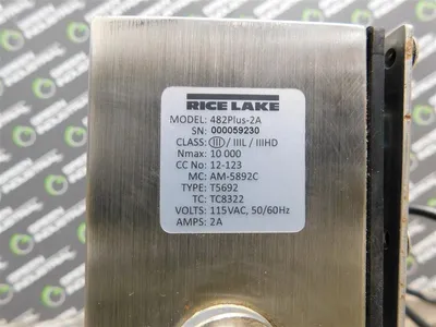 USED RICE LAKE 482PLUS-2A