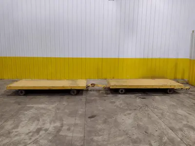 10,000 LBS X 4' X 9' HEAVY DUTY MOBILE TRANSFER / MOVING CART: STOCK #23520