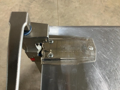 Used SAUBER SELECT PA8372 STAINLESS STEEL COMMERCIAL WORK TABLE 72” W/CAN OPENER Food Prep Tables Michigan US | Miedema Asset Management Group #1580131