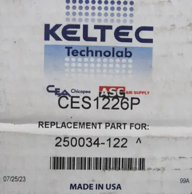 NEW KELTEC CES1226P AIR/OIL SEPARATOR FILTER 250034-122 26231226