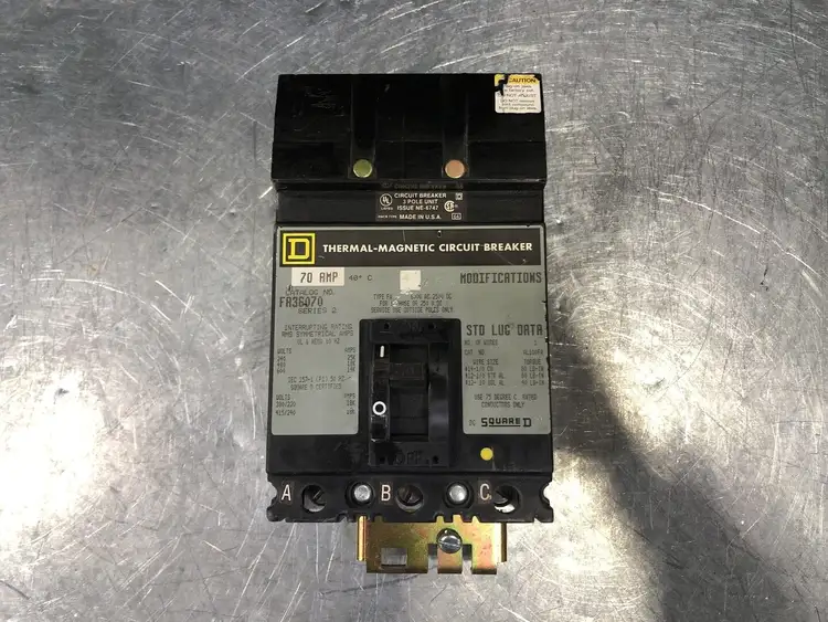 Used SQUARE D FA36070 Switchgears British Columbia CA | Lenmark #244098