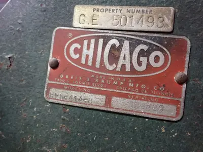 Used CHICAGO BP04146 Box & Pan Brakes including Finger Ohio US | HGR 24 #942622
