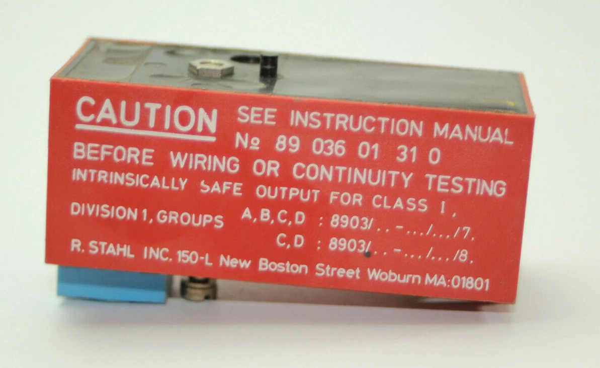 Used Stahl/Intrinspak 8903/31-315/050/70 Surge Protectors California US | Davliegogo LLC #1705434