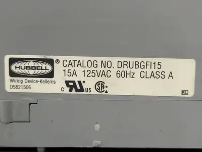 USED HUBBELL DRUBGFI15