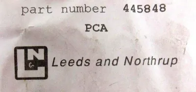 NEW LEEDS & NORTHRUP 445848 BOARD