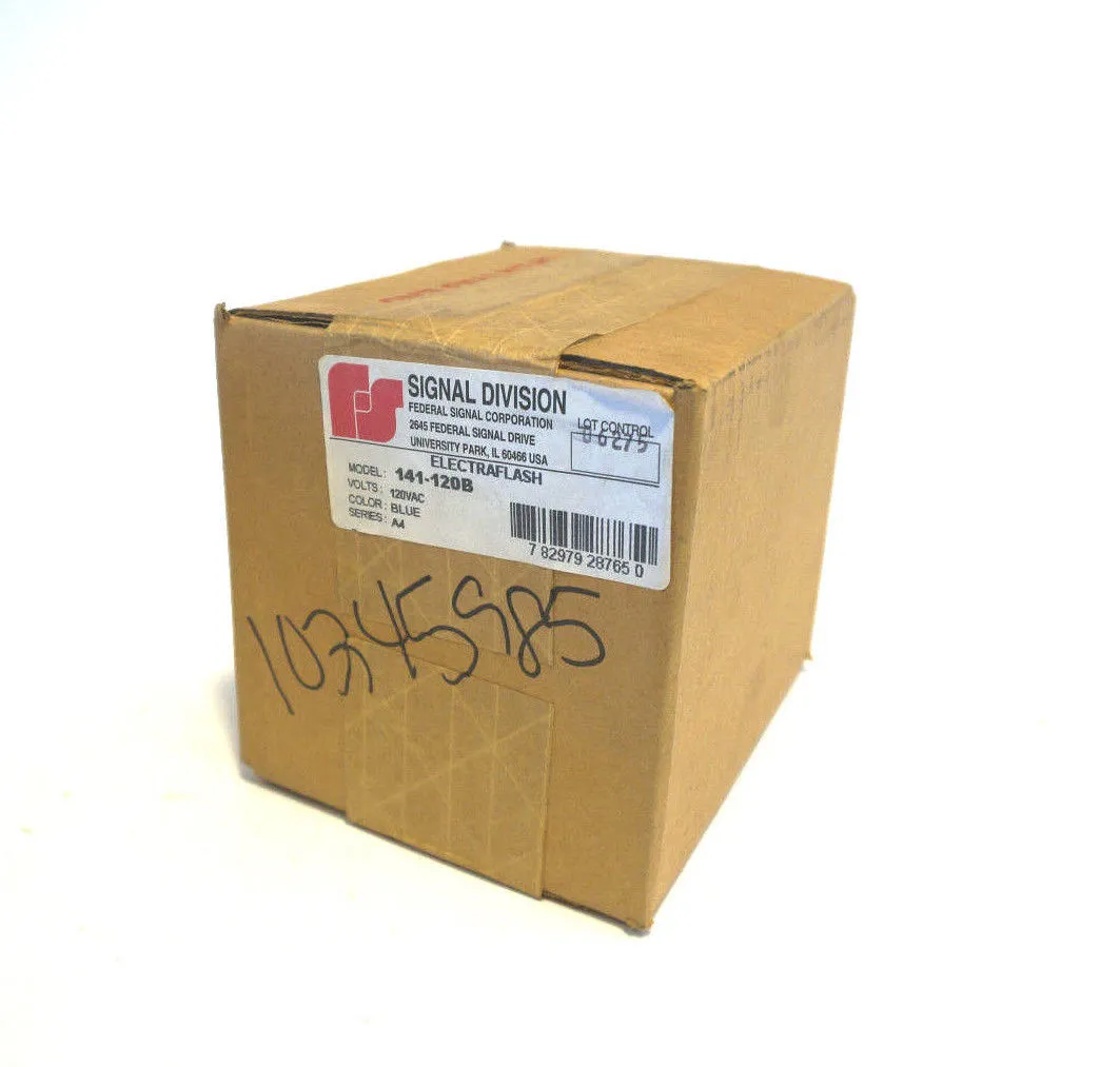 NEW SEALED FEDERAL SIGNAL 141-120B FLASHING LIGHT 141120B
