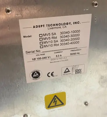 NEW ADEPT ROBOT CONTROL RACK ASSEMBLY