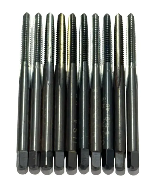 5-40 HSS Hand Tap 3 Flute Taper Tap 10 Pack USA Made