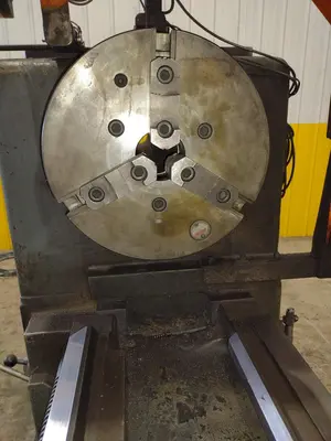 32" X 168" SUMMIT GAP BED ENGINE LATHE. STOCK # 0661425