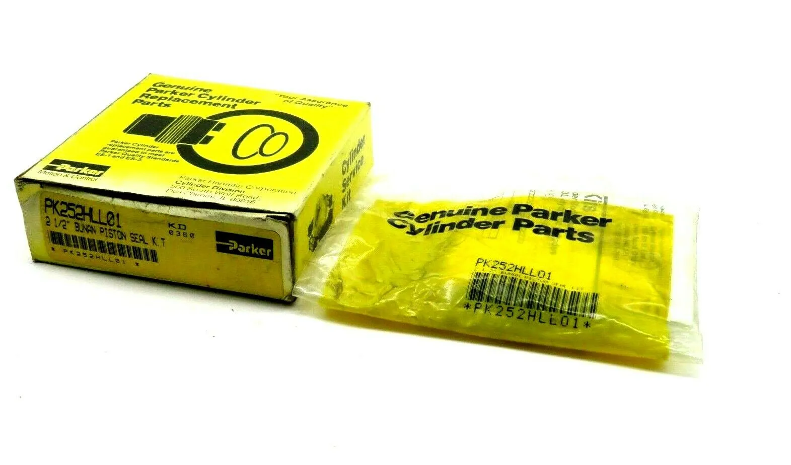 NEW PARKER PK252HLL01 2 1/2 BUNAN PISTON SEAL KIT