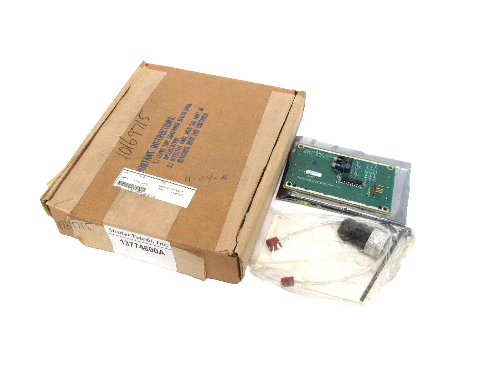 NEW METTLER TOLEDO 13774800A FIBER OPTIC I/O BOARD 13291600A