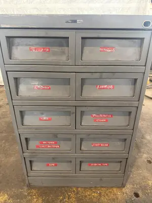5 DRAWER TOOLING CABINET. STOCK # 0543026