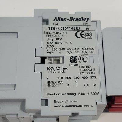 USED Allen-Bradley 100S-C12D404C