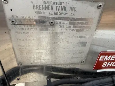 Used 1992 BRENNER 316 SS Tanker Trailers Texas US | MCO Truck & Equipment #1513838