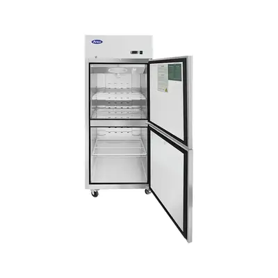 New | in-Stock Atosa New Atosa MBF8007GR Top Mount (2) Divided Door Reach-In Freezer Freezers Illinois US | Falcon Restaurant Supply #1375505
