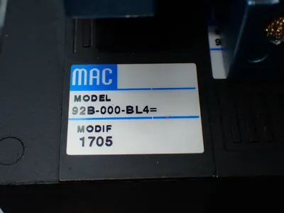 New | in-Stock MAC VALVES 92B000BL4 Pumps Ohio US | HGR 24 #1147903