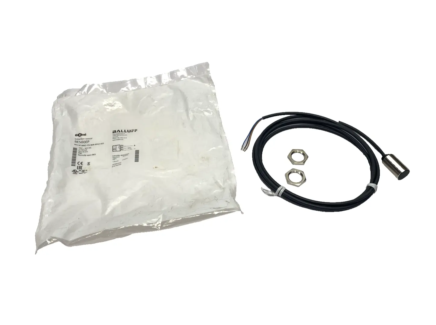 BES00EP, BES M18MD-PSC80B-BP02-003 | Balluff BES00EP Inductive Proximity Sensor BES M18MD-PSC80B-BP02-003 - New