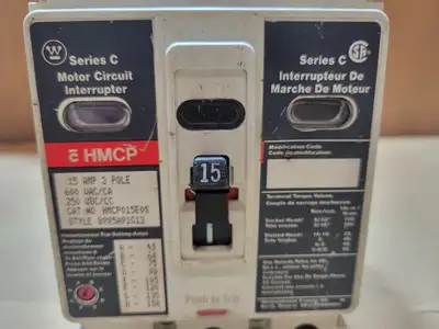 New | in-Stock WESTINGHOUSE HMCP015E0S Switchgears British Columbia CA | Lenmark #1438246