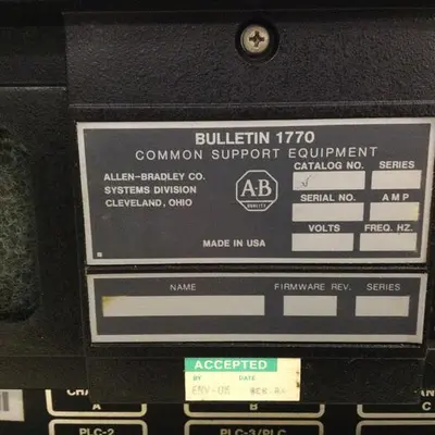 USED ALLEN BRADLEY 1770-TA SER B