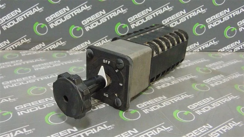 General Electric 10AB039 Type SBM Rotary Switch Used