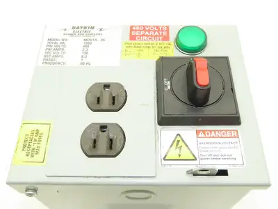 Daykin MDGTA-05 Stepdown Power Transformer Disc 1000VA HV 480 LV 120 1PH 8.3A