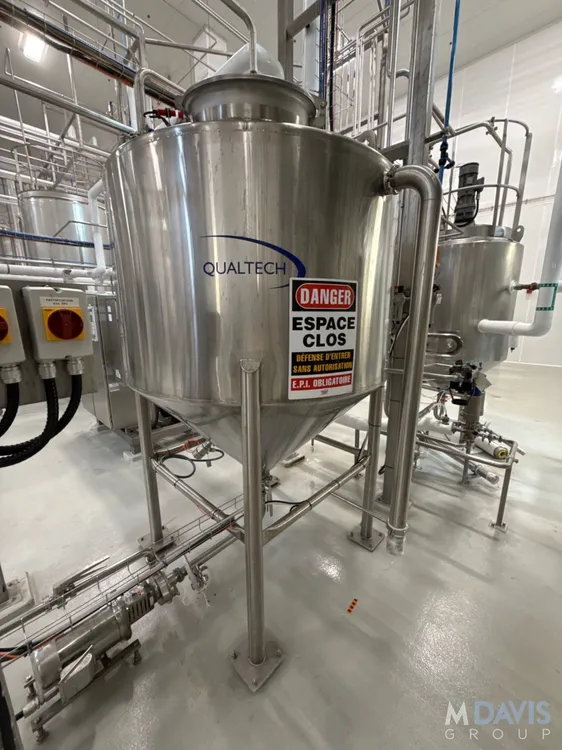 Used 2024 QUALTECH 450 GALLON Stainless Steel Tanks New Jersey US | Perry Equipment #944574
