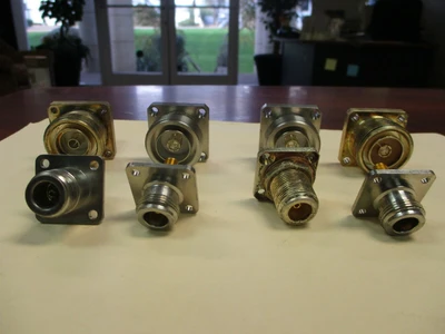 1 LOT  8 OF PANEL MOUNT ADAPTERS