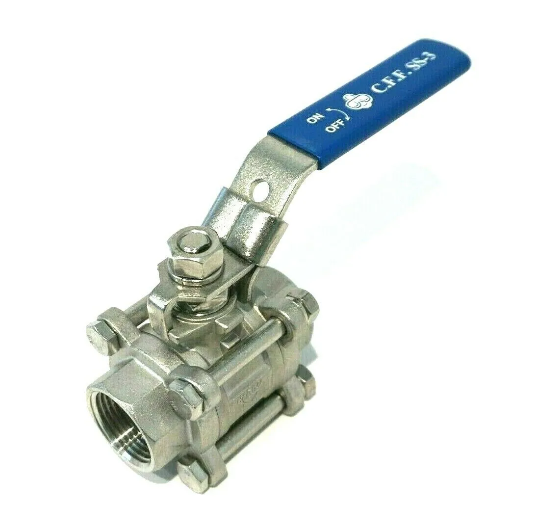 NEW GENERIC C.F.F. SS-3 BALL VALVE 1" 1000W0G CFSM SS3