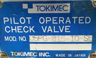 USED TOKIMEC VICKERS C5PG-815-10-S5