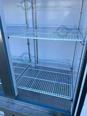 USED NORLAKE NSWDF492SSS/0A WHITE DIMOND SERIES DOUBLE DOOR FREEZER - 20°C, 49 CU. FT.