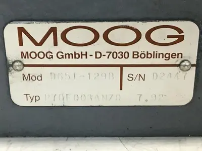 USED MOOG D651-1298