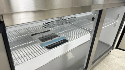171-0380 60" Stainless Steel Self Contained Undercounter Freezer