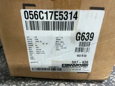 Used MARATHON ELECTRIC 40J 56C17E5300B P Motors (misc) Ohio US | HGR 24 #1486709