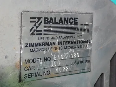 USED Z BALANCE AIR BA030080