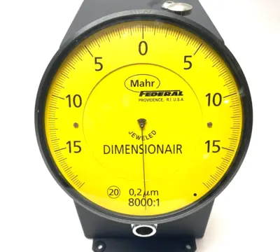 USED MAHR DIMENSIONAIR 8000:1 METRIC MECHANICAL AIR AMPLIFIER