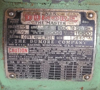 Dumore _UNKNOWN_ Grinding Machines | Amiron Machinery (3)