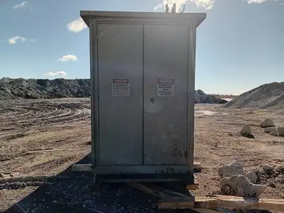 Outdoor Portable Substation w/ 1000 kVA Transformer, 4160V HV, 600Y/346V LV