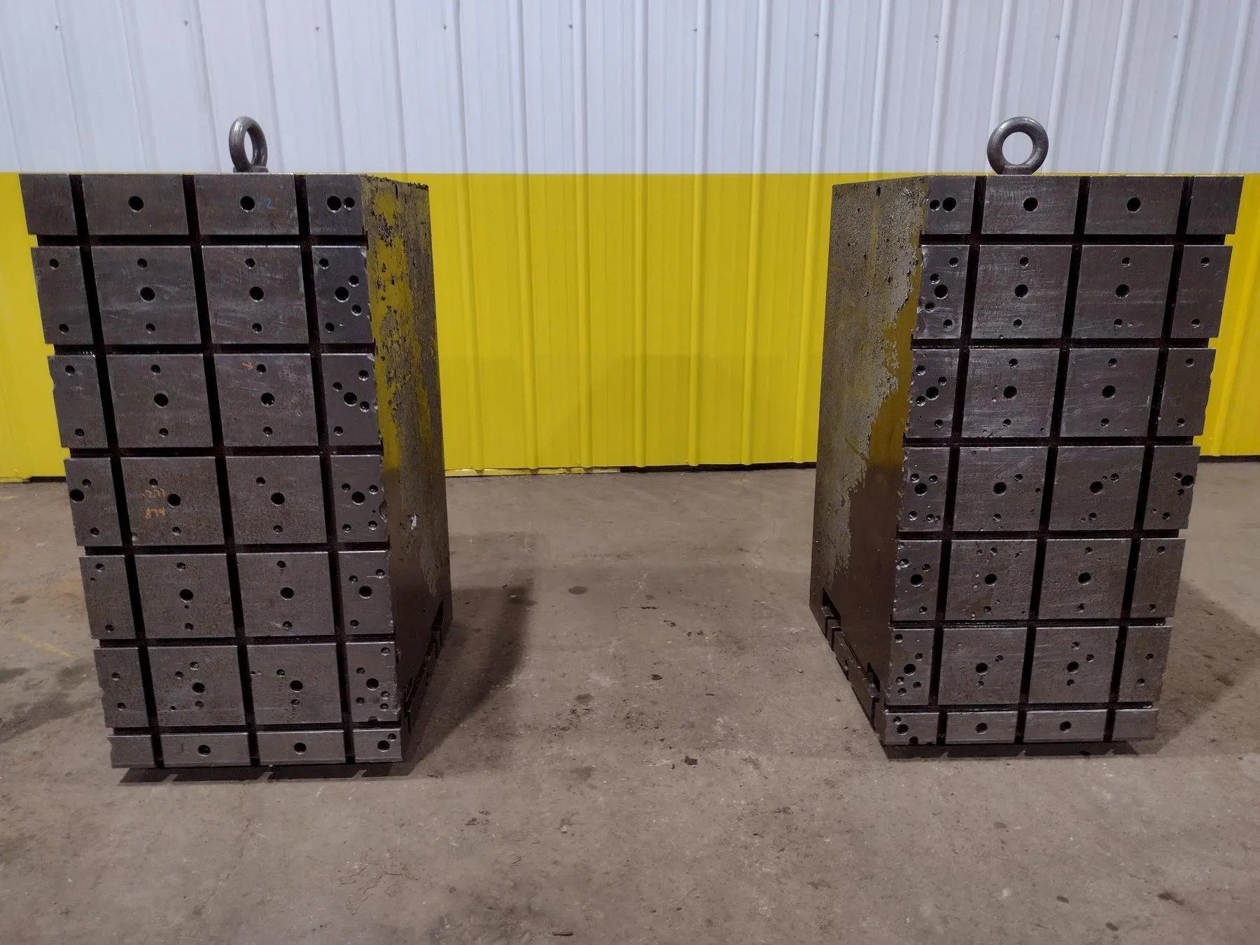 48" X 24" X 30" ANGLE PLATES SET OF (2) T-SLOTTED BLOCKS: STOCK #19048