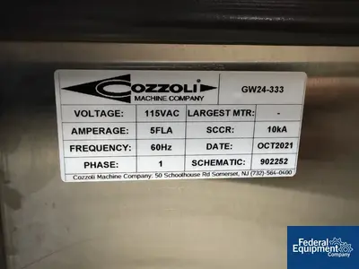 USED Cozzoli Cozzoli GW24 Vial Washer