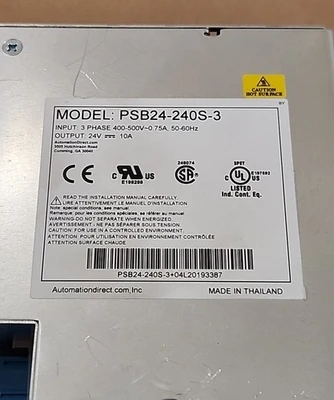 USED Automation Direct PSB24-240S-3