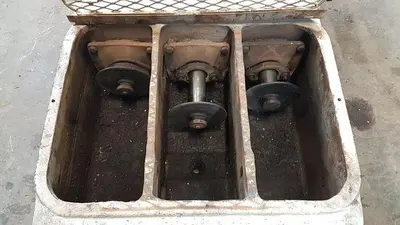 USED GARDNER DENVER TEE 4 X 5 TRIPLEX MUD PUMP