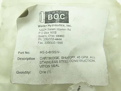 New | in-Stock BOC _UNKNOWN_ Valves/Fittings | Arrow Industrial #566260