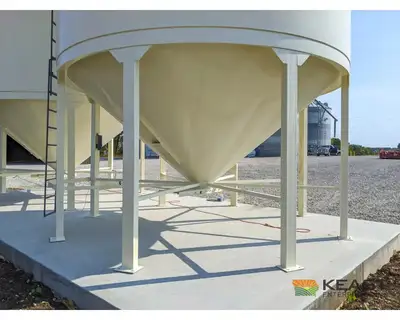 Used MERIDIAN 1620 STANDARD - 4119 BUSHELS Hopper Bottom Silos Iowa US | Keast Enterprises #1360525