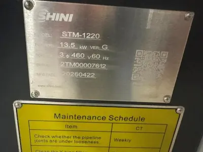 New | in-Stock 2026 SHINI STM-1220-O Temperature Controls Massachusetts US | Absolute Machinery #1404171