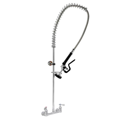 John Boos PB-PRW-1LF 38 9/50"H Wall Mount Pre Rinse Faucet - 1 3/20, Base with Nozzle