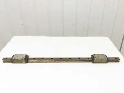 Rexroth Star SP 35 Linear Bearing LM Guide Rail 2-Blocks 34mm x 1020mm 40"L