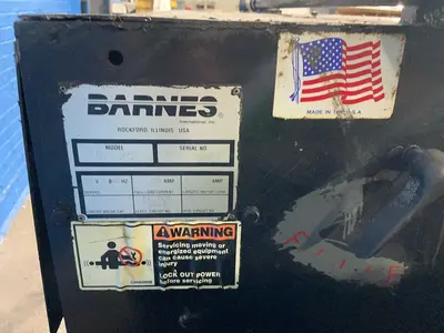 Used BARNES INTERNATIONAL INC. PE 25 Chemical & Process Equipment Ohio US | HGR 24 #1314810